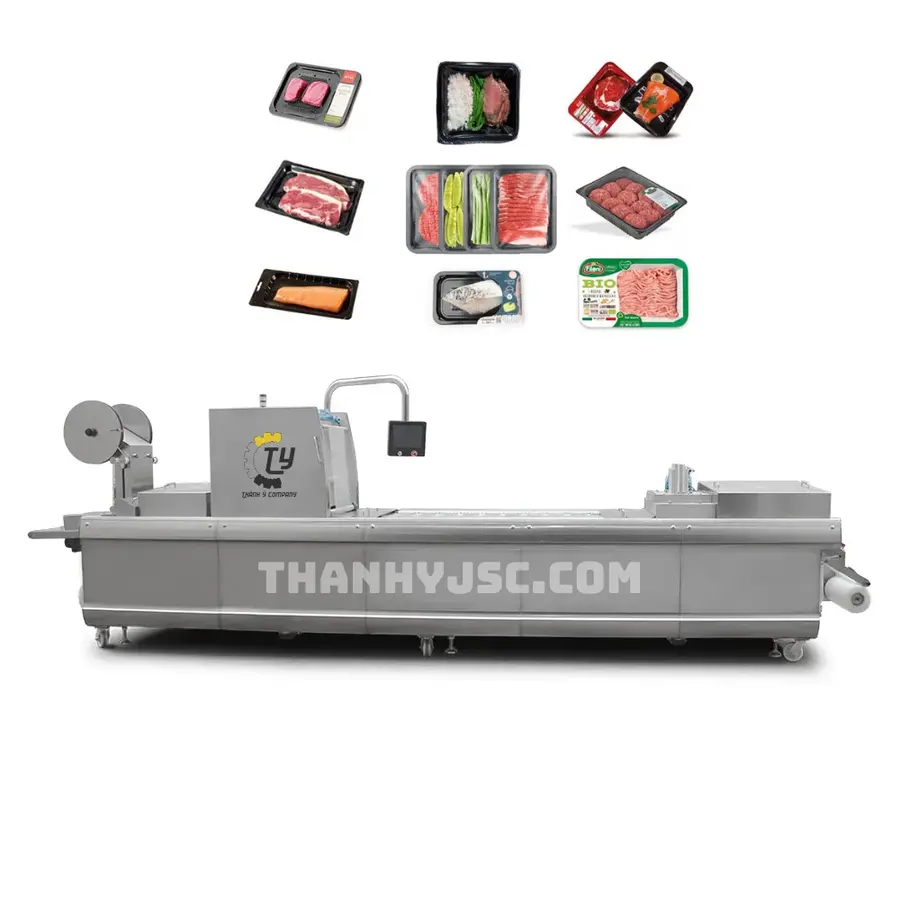 Máy Đóng Gói Chân Không Màng Mềm Tự Động