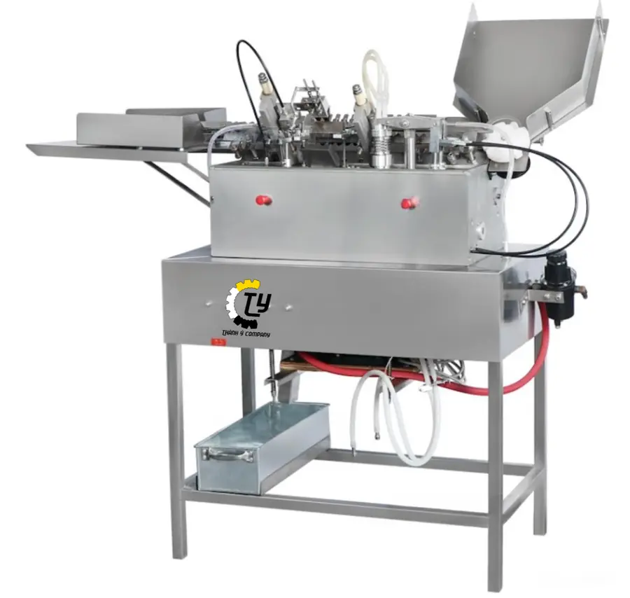 Máy Chiết Rót Và Hàn Ống Thuỷ Tinh Tự Động 2 Đầu