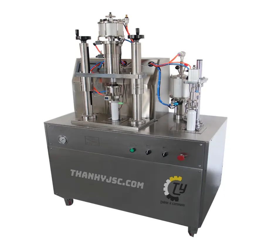 Máy Chiết Rót Khí Dung Túi Van Bán Tự Động 1600G