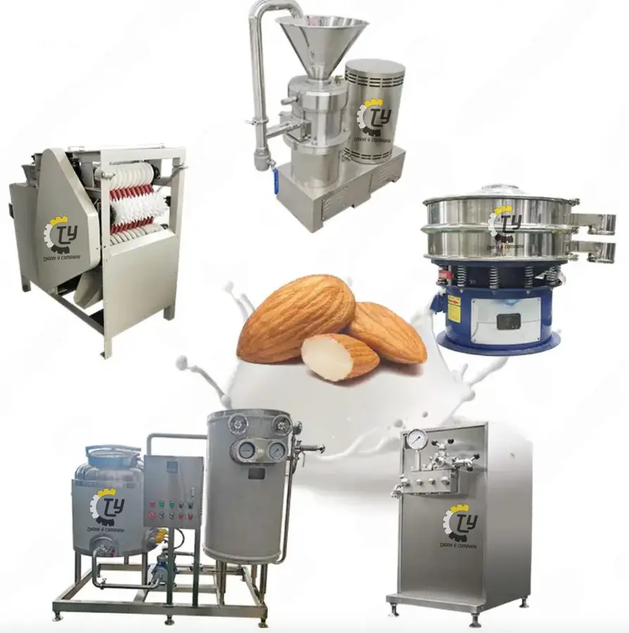 Dây Chuyền Sản Xuất Sữa Hạnh Nhân