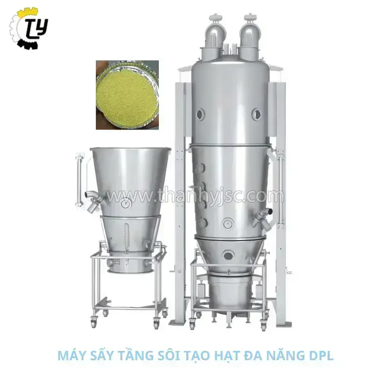 Máy Sấy Tầng Sôi Tạo Hạt Đa Năng DPL-200