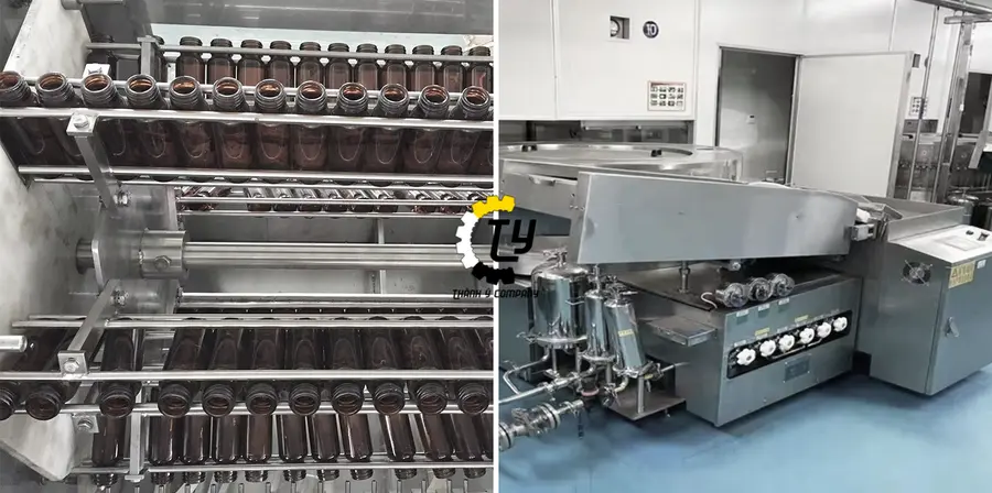 Máy Rửa Chai Lọ Tự Động