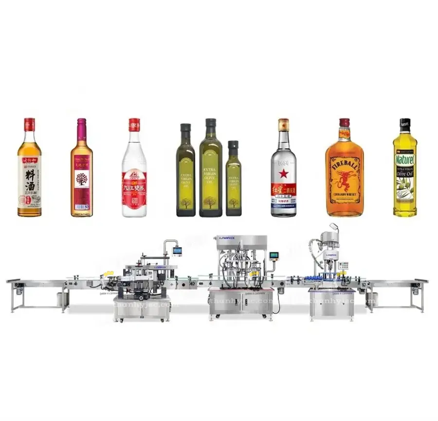 Dây Chuyền Chiết Rót Và Đóng Chai Rượu 4 Làn