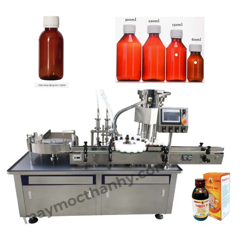 Máy Chiết Rót Tự Động 2 Vòi 2000 Chai/Giờ - TY-CR2000