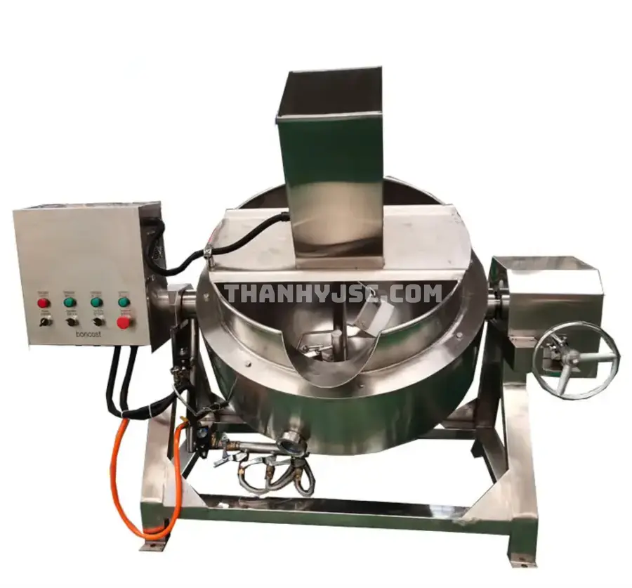 Bồn Nấu Thực Phẩm Có Khuấy Gia Nhiệt Thể Tích 500L