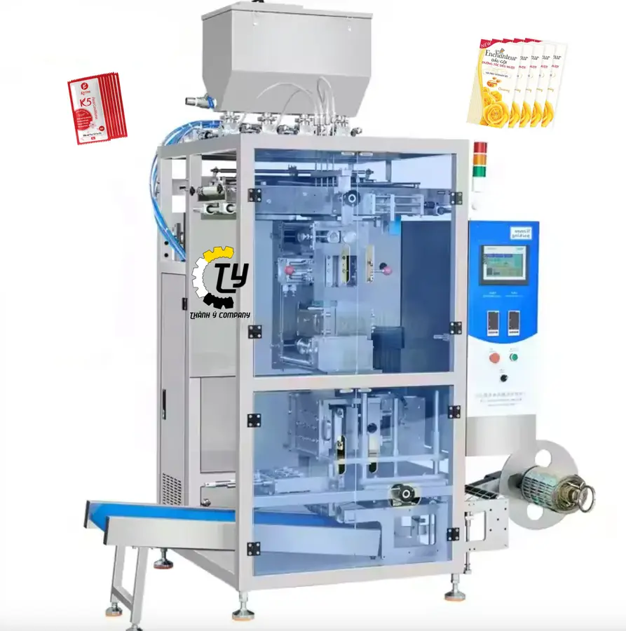 Máy Đóng Gói Dầu Gội Nhuộm Tóc Tự Động