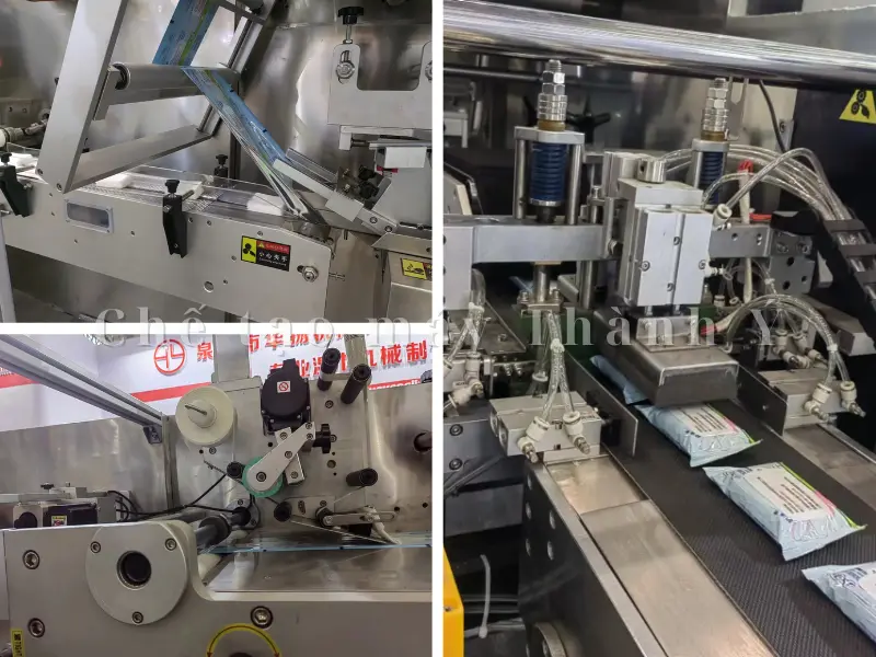 Dây Chuyền Sản Xuất Khăn Ướt 5-20 Tờ/Túi