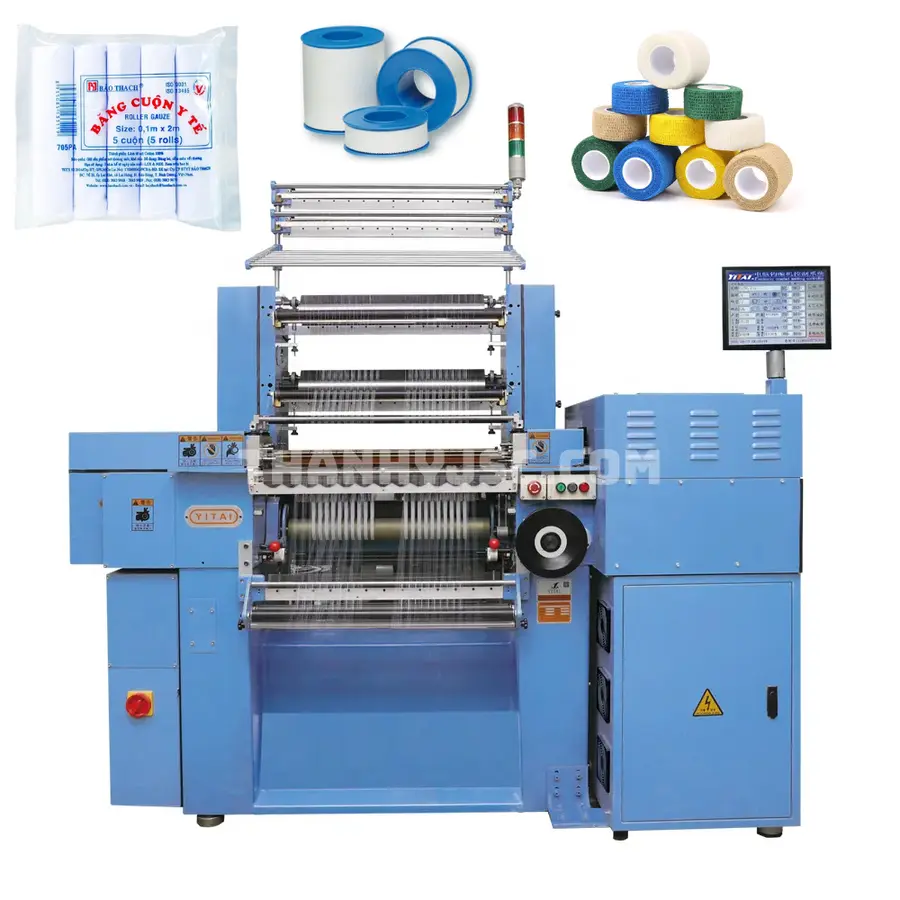 Máy Tự Động Sản Xuất Băng Y Tế: Băng Keo Dính, Băng Crep Và Băng Gạc