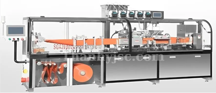 Máy Đóng Ống Men 1 Cuộn Màng TY-SGA30