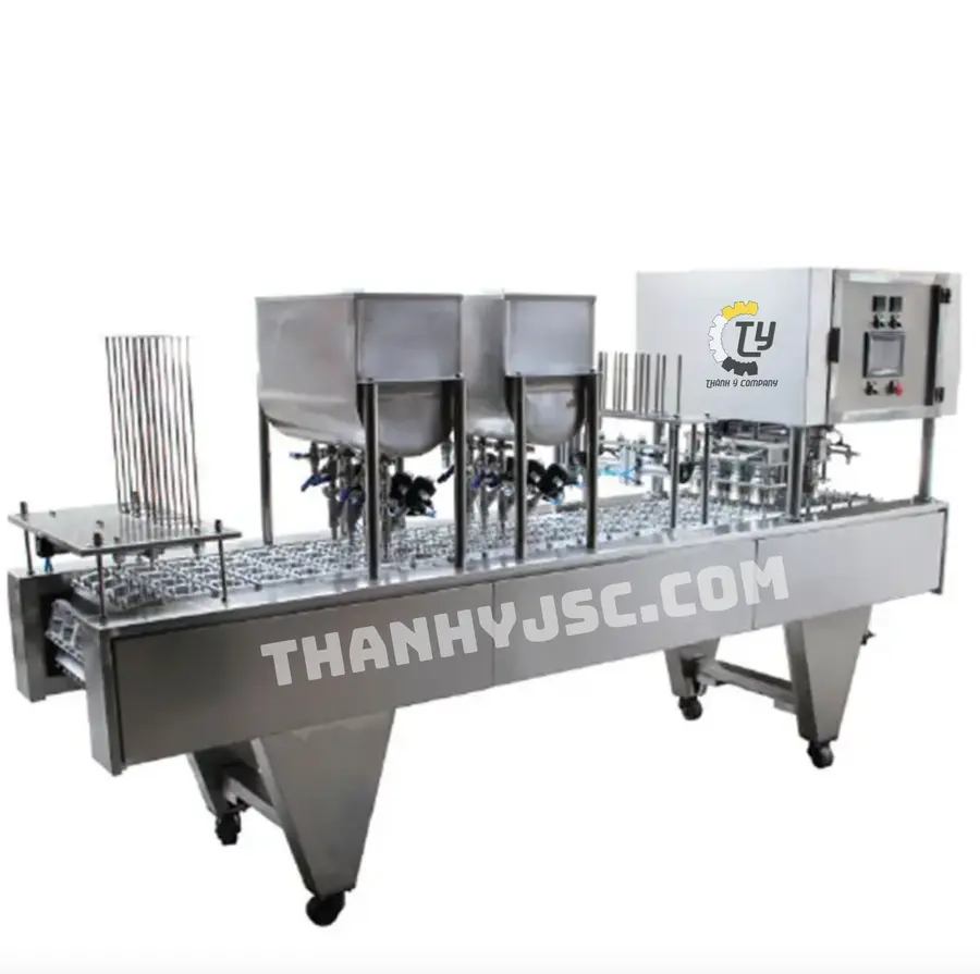 Máy Chiết Rót Và Hàn Kín Tự Động Cho Thực Phẩm Ăn Liền Dạng Cốc