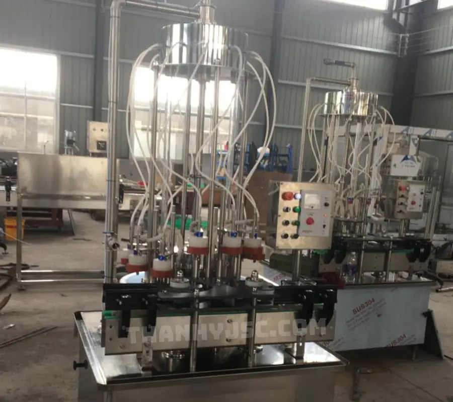 Dây Chuyền Chiết Rót Và Đóng Lon Nước Giải Khát