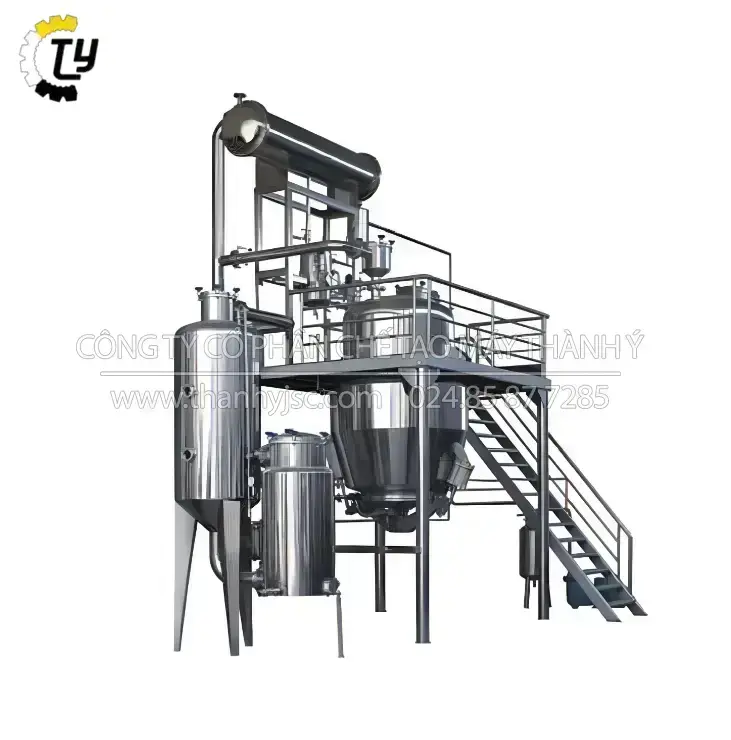 Hệ Thống Chiết Xuất Cô Đặc Tuần Hoàn 2000 Lít