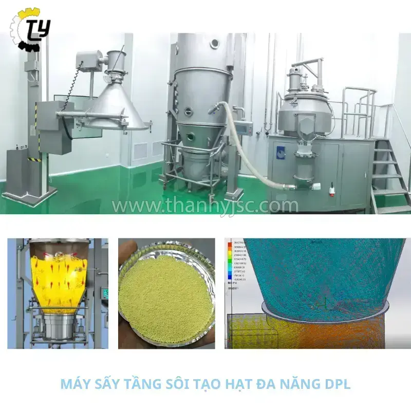 Máy Sấy Tầng Sôi Tạo Hạt Đa Năng DPL-300
