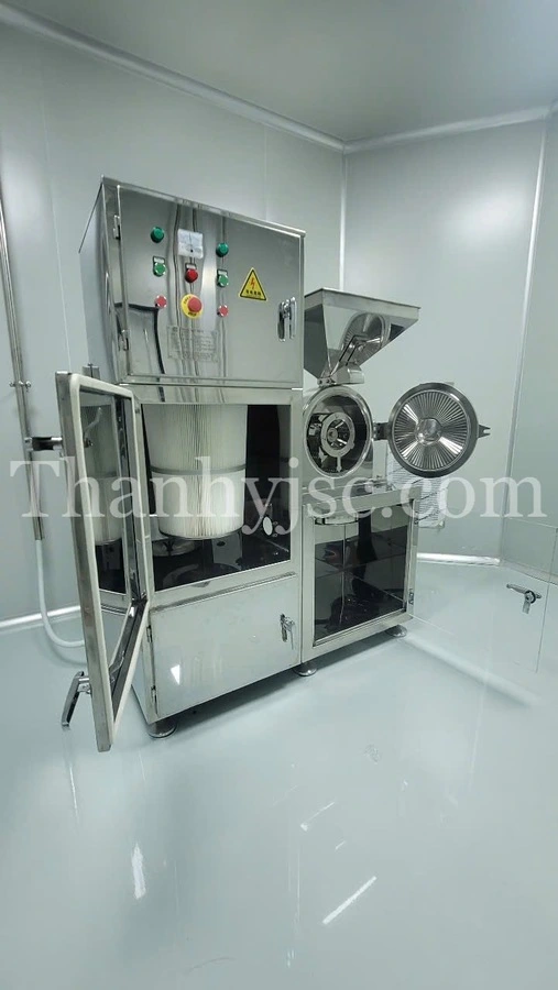 Máy Nghiền Dược Liệu 50KG Có Hút Bụi