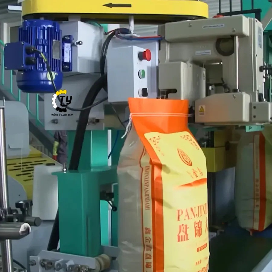 Máy Đóng Gói Bao Tải Hút Chân Không Bán Tự Động