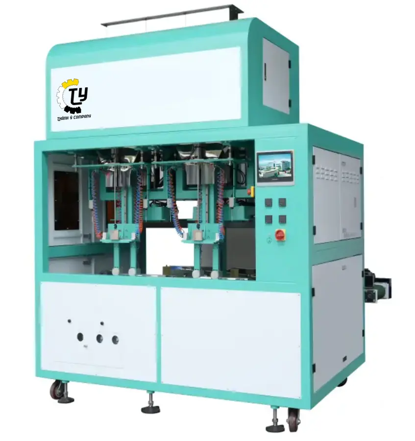 Máy Đóng Gói Túi Hộp Vuông Hút Chân Không Bán Tự Động