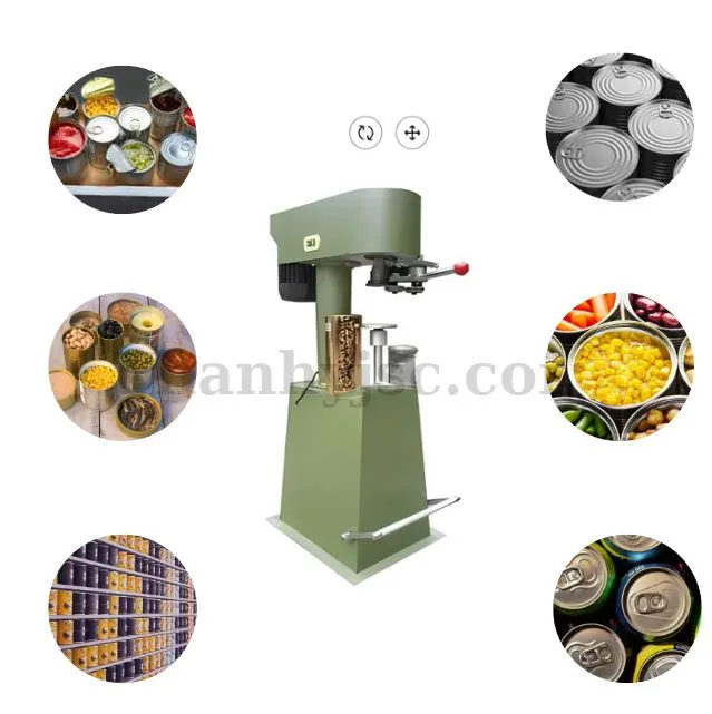 Máy Viền Mí Nắp Lon Thủ Công