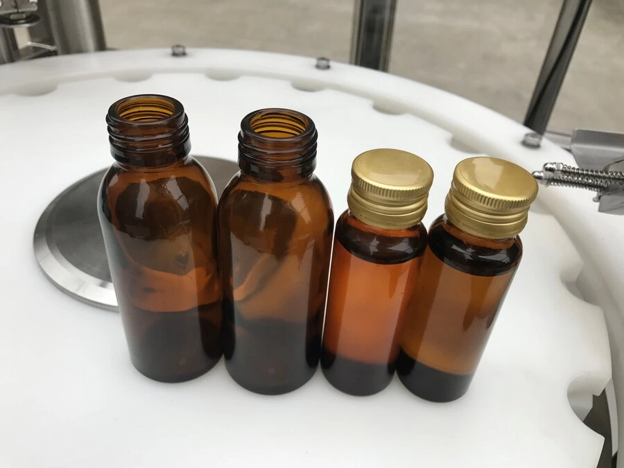 Máy Rửa và Chiết Rót Chai Tự Động 4 Vòi Bơm Nhu Động