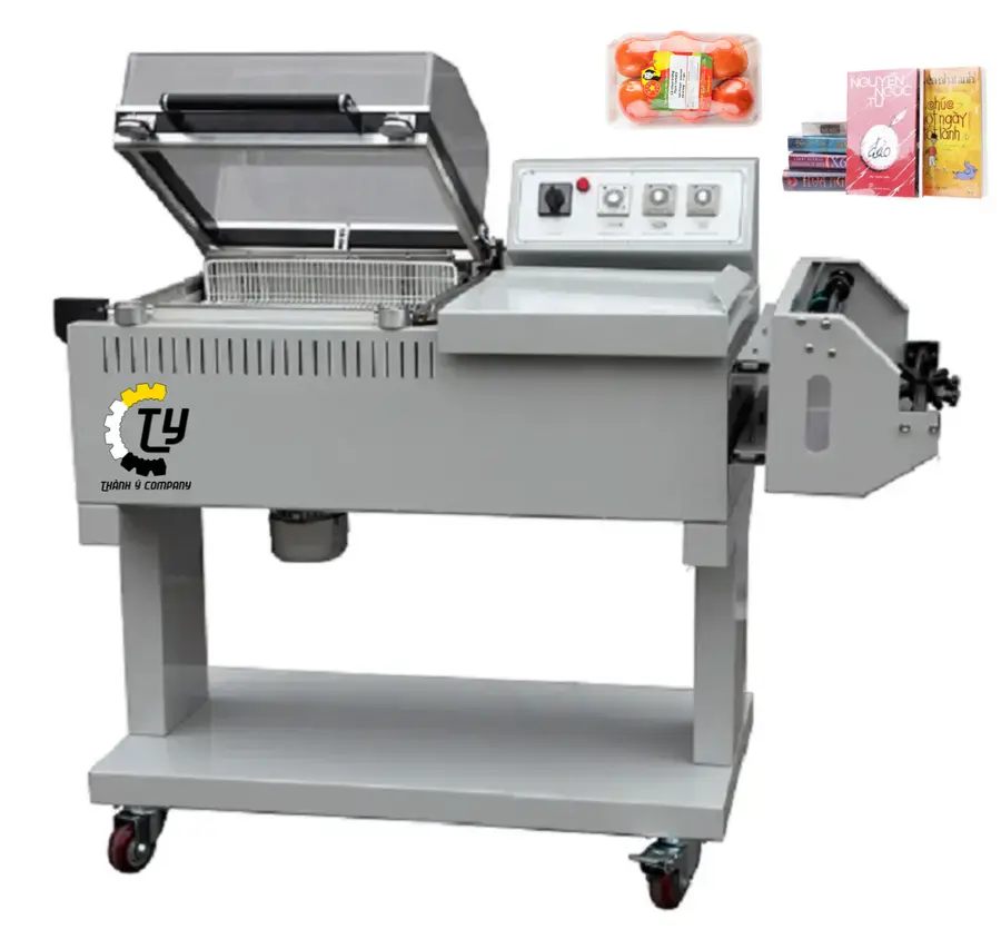 Máy Co Màng Cắt Nhiệt Tự Động 1000 Sản Phẩm/Giờ