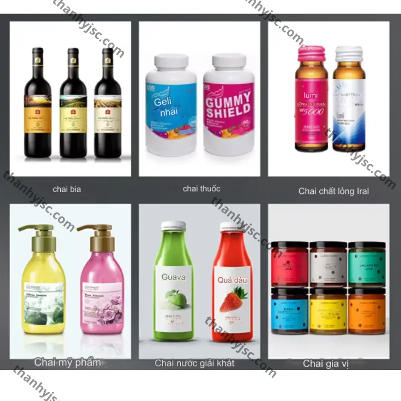 Máy Dán Nhãn Chai Tròn Bán Tự Động TY-DN50