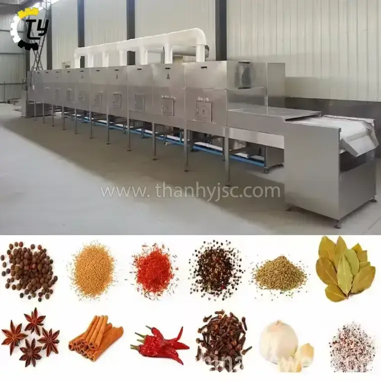 Băng Tải Sấy Vi Sóng 30KW