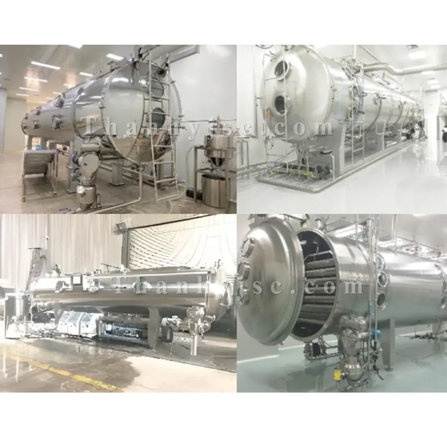Máy Sấy Băng Tải Chân Không Liên Tục TY-VCD