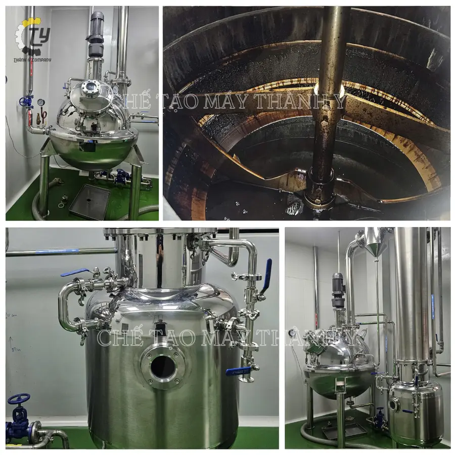 Nồi Cô Chân Không Hình Cầu 300L