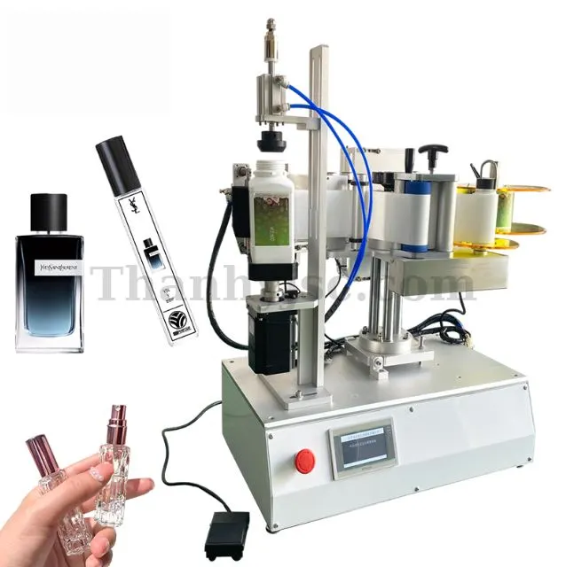 Máy Dán Nhãn Chai Vuông Bán Tự Động - TY-DCB150