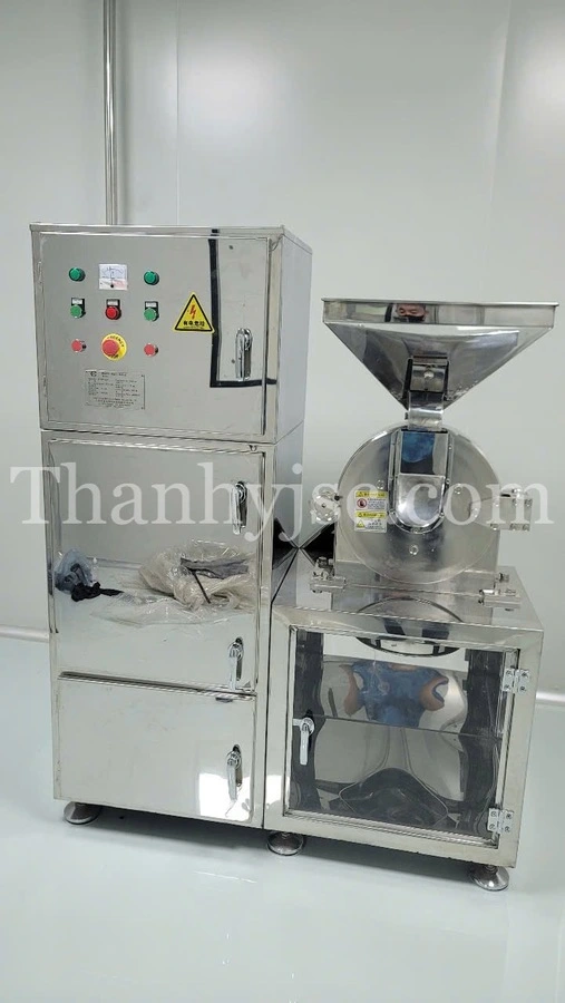 Máy Nghiền Dược Liệu 300KG Có Hút Bụi