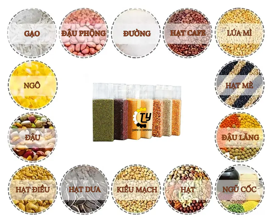 Máy Đóng Gói Túi Hộp Vuông Hút Chân Không Bán Tự Động