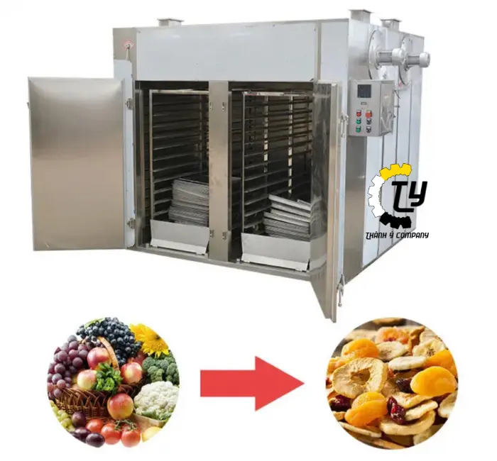 Tủ Sấy Thực Phẩm 240Kg/Mẻ