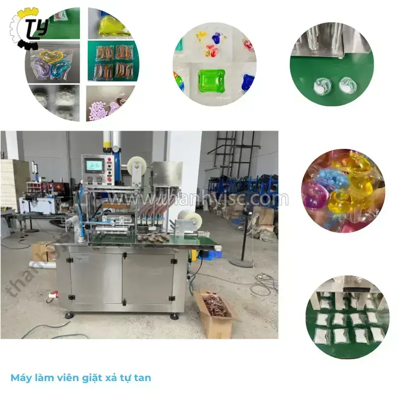 Máy Làm Viên Giặt Xả Tự Tan TY-GX25