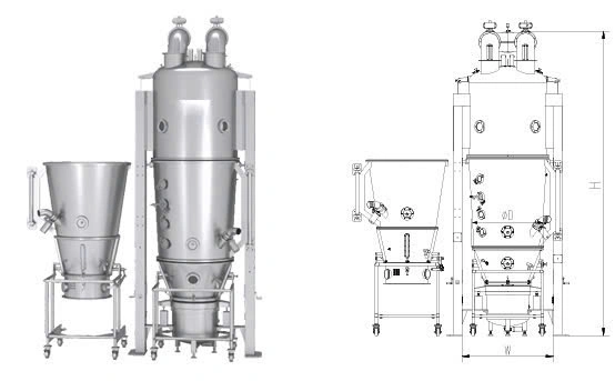 Máy Sấy Tầng Sôi Tạo Hạt Đa Năng DPL-300