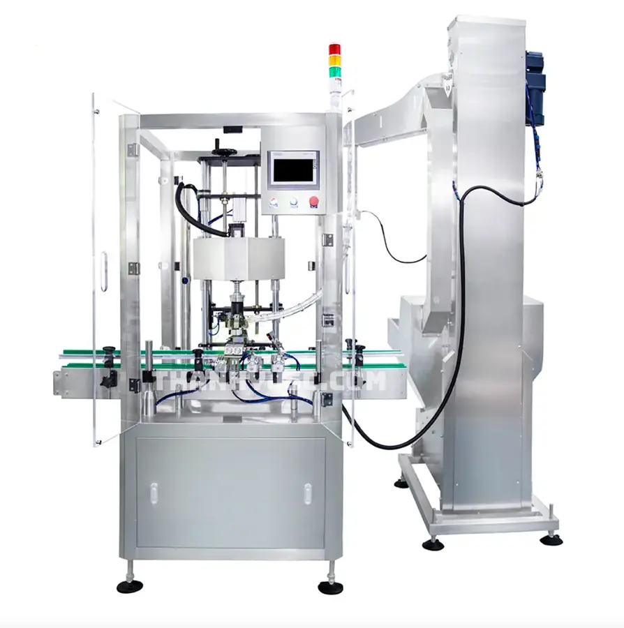 Dây Chuyền Chiết Rót Và Đóng Gói Dung Dịch Lỏng Tự Động 8 Vòi