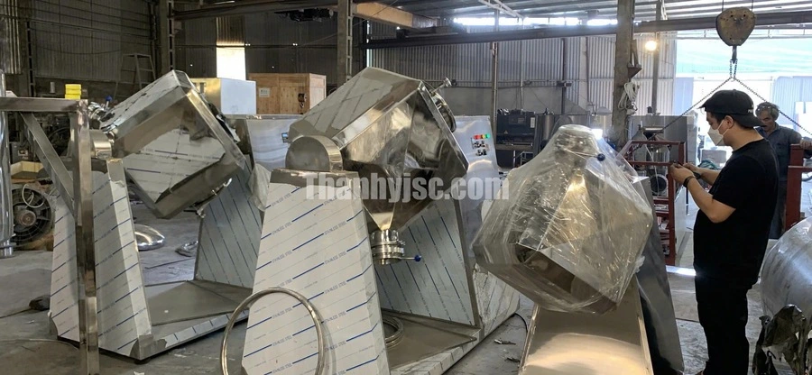 Máy Trộn Lập Phương 200L - LP200